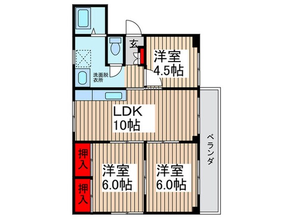 マンションＹ＆Ｍの物件間取画像